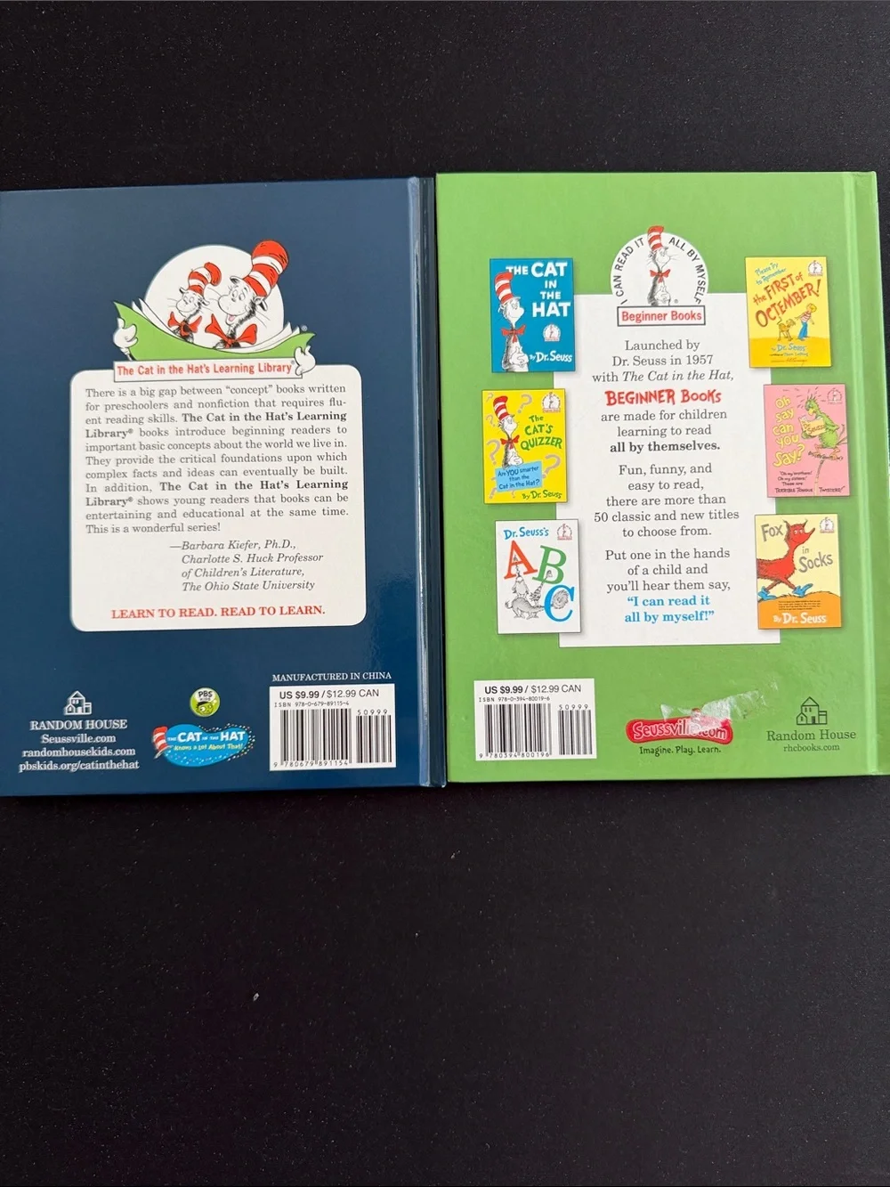Dr. Seuss Ten Apples Up On Top! - Green & Yellow Cover